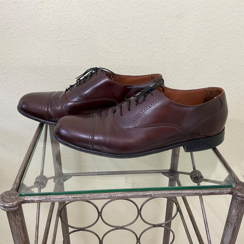 Bostonian Classic Leather Shoe Mens Size 11.5 Brown